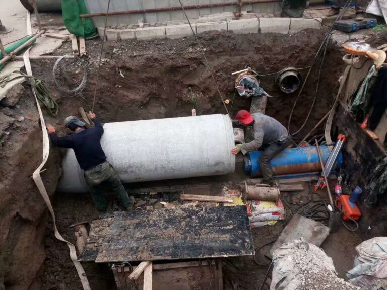 Монтаж труб после прокладки способом прокола грунта