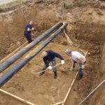 Котлован тепловой камеры